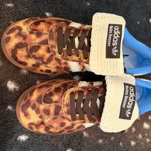 Adidas Brown Leopard Sneakers